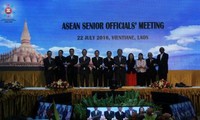 ビエンチャンで、ASEANのSOM高級実務者会合