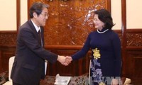 ティン国家副主席、在ベトナム日本国の梅田大使と会見