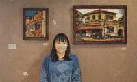 ハノイへの愛を漆絵に託す日本の女性画家濱田恵理子