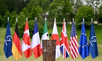 G7 ウクライナに約500億ドル融資の枠組み 具体策などで合意