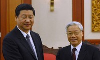 阮富仲总书记向新任中共中央委员会总书记习近平致贺电