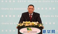 中国政府任命崔世安为澳门特别行政区行政长官