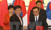 韩国和中国草签自由贸易协定