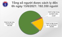 自6月12日18时至6月13日12时，越南新增191例新冠肺炎确诊病例