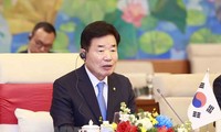 韩国国会议长金振杓圆满结束访越行程