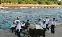 Bingkisan dari daratan untuk para prajurit di Kepulauan Truong Sa