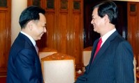 PM Vietnam Nguyen Tan Dung menerima Menteri Perdagangan Thailand