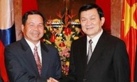 Presiden Vietnam Truong Tan Sang menerima Menteri Keamanan Publik RDR Laos