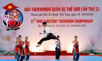 Pembukaan Kejuaraan ke-21 Taekwondo Militer Dunia