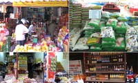 Kota Hanoi menyiapkan barang-barang kebutuhan untuk Hari Raya Tet-2014