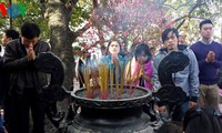 Datang ke pagoda pada awal tahun - satu ciri tradisional dari bangsa Vietnam