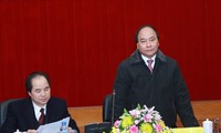 Deputi PM Nguyen Xuan Phuc melakukan temu kerja dengan Badan Pengarahan Daerah Tay Bac