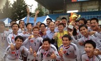 Bergeloranya turnamen sepak bola mahasiswa Vietnam di Republik Korea