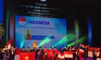 Kompetisi ke-10 Ketrampilan Kerja ASEAN di kota Hanoi berakhir secara sukses