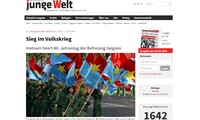 Media komunikasi luar negeri menilai tinggi makna kemenangan 30 April 1975 yang dicapai Vietnam