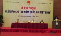 Pencanangan sayembara pers “70 tahun Majelis Nasional Vietnam”