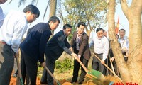 Pengurus Besar Liga Pemuda Komunis Ho Chi Minh mencanangkan gerakan penghijauan Hari Raya Tet di provinsi Ha Tinh