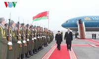 KPV-Generalsekretär Nguyen Phu Trong besucht Weißrussland