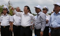 Staatspräsident Truong Tan Sang besucht Khanh Hoa