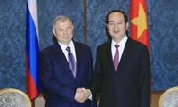 Staatspräsident Tran Dai Quang besucht Sankt Petersburg