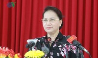 Parlamentspräsidentin Nguyen Thi Kim Ngan traf Wähler im Kreis Phong Dien in Can Tho