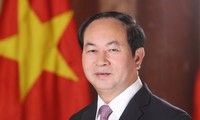 Staatspräsident Tran Dai Quang beantwortet Fragen ägyptischer Journalisten