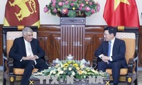 Vizepremierminister Pham Binh Minh trifft den sri-lankischen Premierminister 