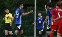 Freundschaftsspiel zwischen U20-Fußballmannschaften Vietnams und Japans