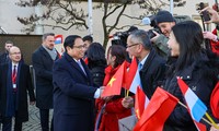 Zeremonie zum Empfang des Premierministers Pham Minh Chinh in Luxemburg