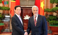 Premierminister Nguyen Tan Dung empfängt Osttimors Premier Xanana Gusmão