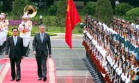 Singapurs Premierminister Lee Hsien Loong beendet seinen Vietnambesuch