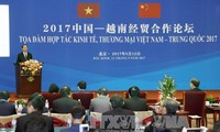 Staatspräsident nimmt an Vietnam-China-Forum für Wirtschafts- und Handelszusammenarbeit teil