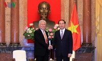 Staatspräsident Tran Dai Quang empfängt Handelsminister aus Kanada und Indonesien