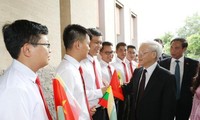 Nguyen Phu Trong und Htin Kyaw einigen sich mit umfassender Partnerschaft Vietnams und Myanmars