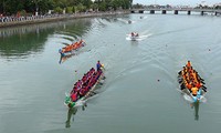 Regatta-Meisterschaft 2019 im Thach Han-Fluss