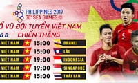 SEA Games 30: Indonesische Medien sehen U22-Fußballmannschaft Vietnams als große Herausforderung