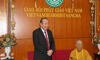 Vizepremierminister Truong Hoa Binh gratuliert Buddhisten zum Vesakfest