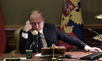 Russlands Präsident führt Gespräch mit Staats- und Regierungschefs Frankreichs und Deutschlands