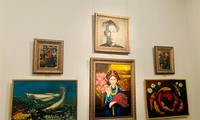 Bilder des Malers Le Quang im Kunstmuseum ausgestellt