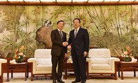 Vize-Premierminister Tran Hong Ha trifft Bürgermeister von Shanghai Gong Zheng