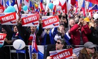 Protest in Prag gegen Krieg in der Ukraine