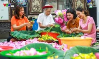 Der Beruf zur Herstellung von Lotustee in Quang An wird nationales immaterielles Kulturerbe