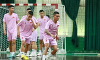 Vietnamesische Futsalmannschaft bereitet sich auf Futsal-Südostasienmeisterschaft 2024 vor