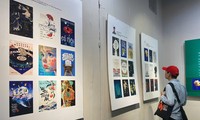 Kunstausstellung zur Gestaltung von Buch- und Zeitschriftencover in Vietnam