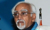 Wakil Presiden India, Mohamad Hamid Ansari melakukan kunjungan resmi di Vietnam