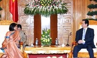  PM Vietnam, Nguyen Tan Dung menerima para Kepala Perwakilan dari organiasi-organisasi PBB di Vietnam