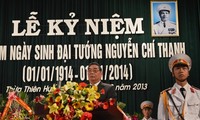 Provinsi Thua Thien Hue memperingati ultah ke-100 Hari Lahir Almarhum Jenderal Nguyen Chi Thanh