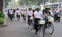 4.000 mahasiswa ikut serta dalam perjalanan naik sepeda “Maju ke Sai Gon”