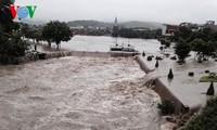 PM Nguyen Tan Dung membimbing usaha mengatasi akibat hujan dan banjir di provinsi Quang Ninh