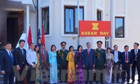 Upacara bendera ASEAN di Kedutaan Besar Vietnam di Ukraina